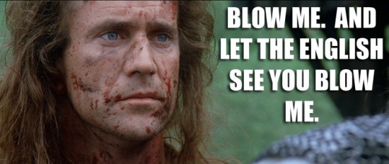 mel gibson braveheart. New Meme: Mel Gibson#39;s Latest