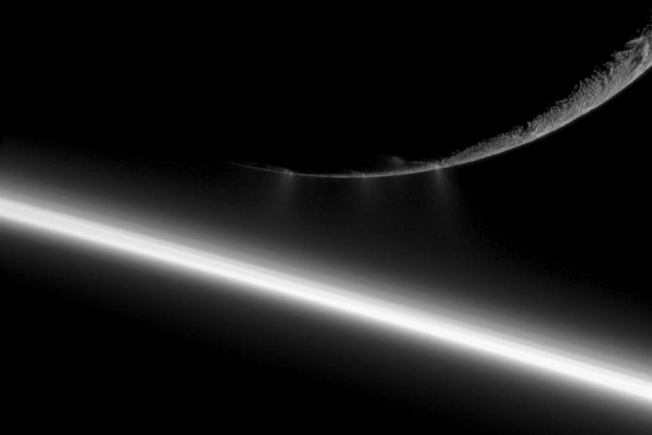 On the edge of Enceladus